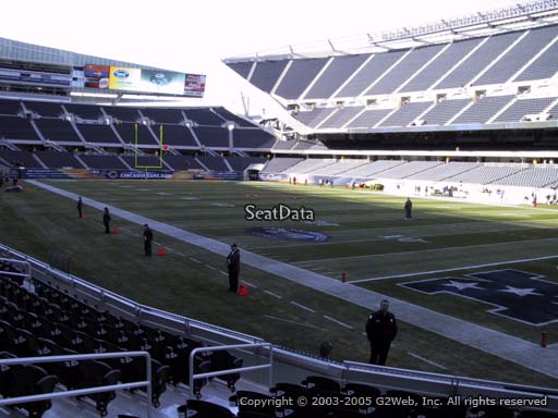 Seat view from section 101 at Soldier Field, home of the Chicago Bears